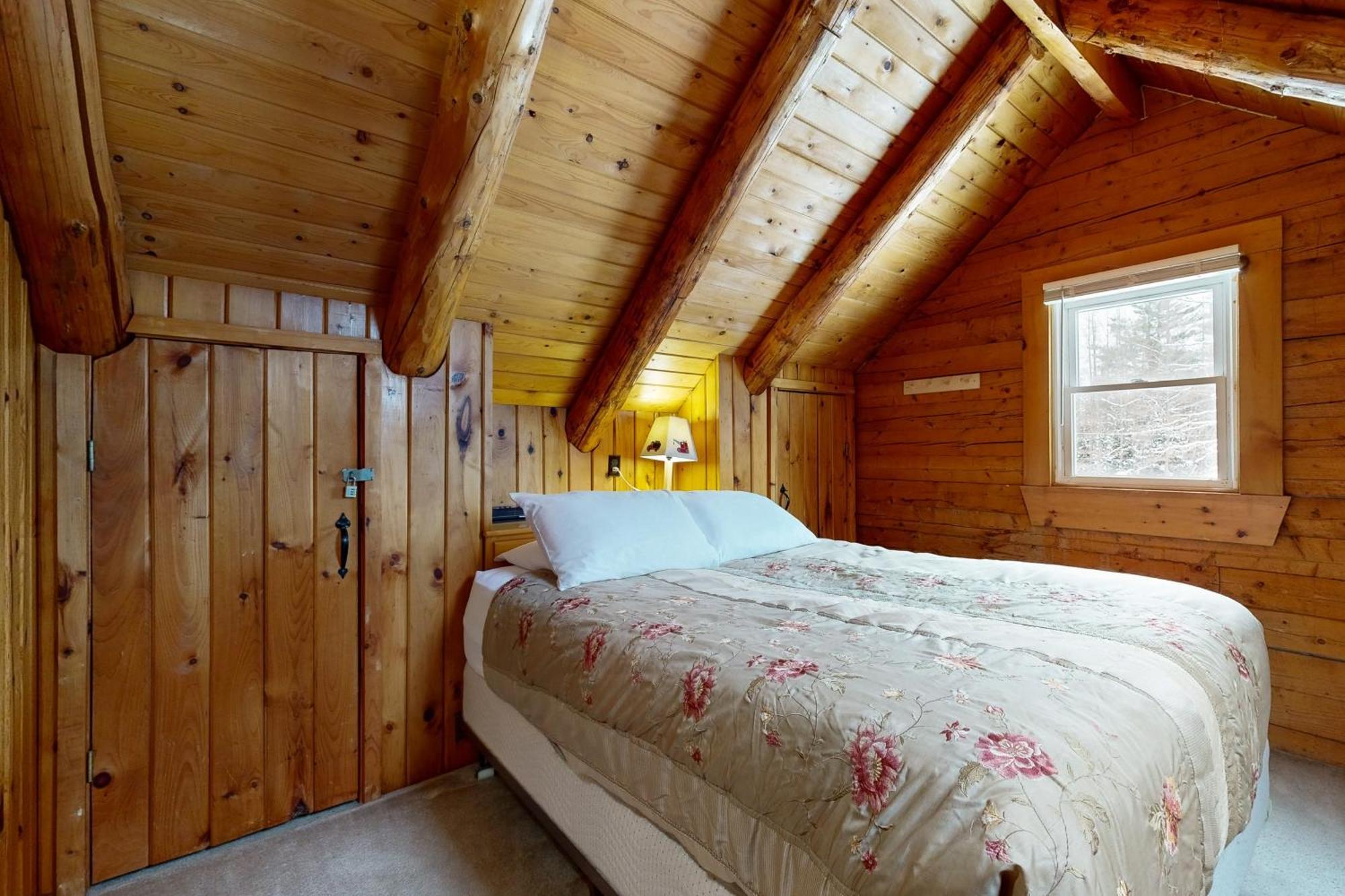 Twin View Log Home Carroll Ngoại thất bức ảnh